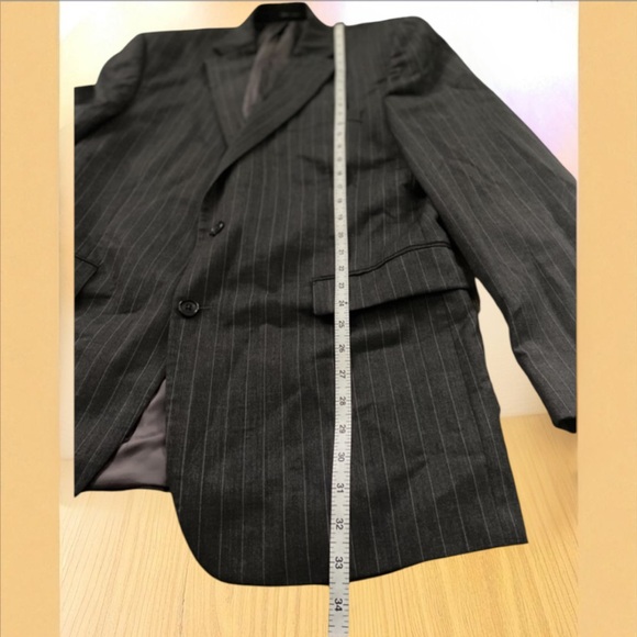 Ralph Lauren Pinstripe Wool Blazer Jacket 43L - Picture 5 of 15